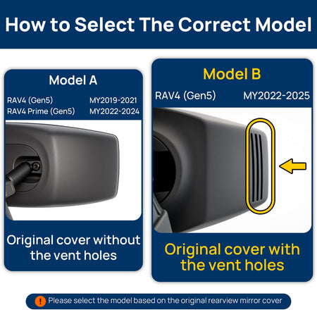 Vorher-Nachher Vergleich: Xplywi 4K/1080P Doppel Dashcam Autokamera Kompatibel mit Toyota RAV4 Venza 2021-2025, diskrete OEM-Installation